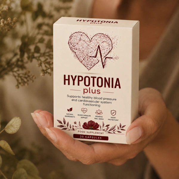 Hypotonia Plus box held in two hands